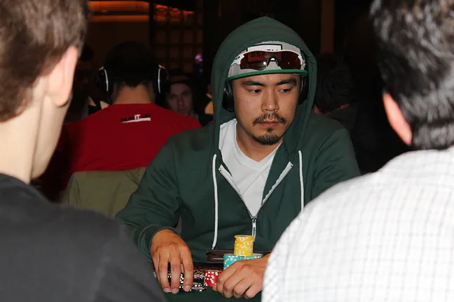 Hyeong Wook Choi will start Day 2 as the chip leader