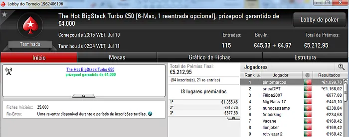 Amlfaria Conquista o Sunday Special €100 e Seabraking o Sunday Storm €10 & Mais 103
