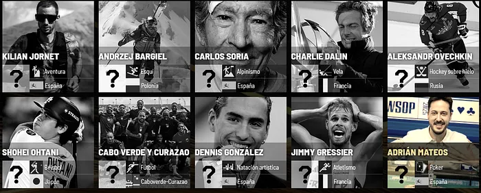 Adrian Mateos Nomeado para 