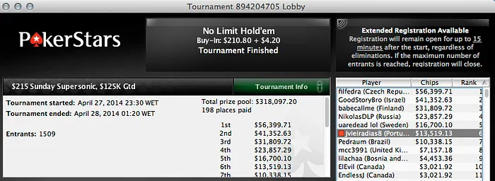 Veio Todo e com Juros - Dia de Sonho na PokerStars 103