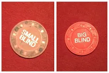 Small Blind and Big Blind buttons
