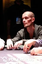 Gus Hansen, during the $100,000 Challenge