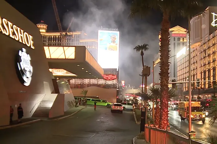 Horseshoe Las Vegas fire
