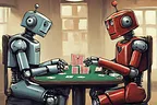 Robots playing poker