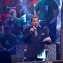 Bruce Buffer gives the shuffle up and deal