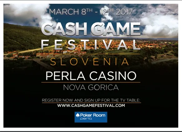 Cash Game Festival Slovenia