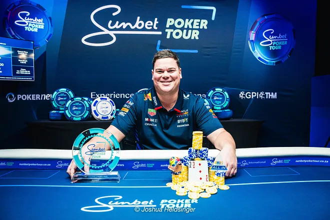 Max Deveson wins the 2025 SPT Time Square ZAR 50,000 High Roller