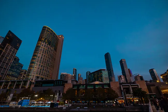 Crown Melbourne - Sunset