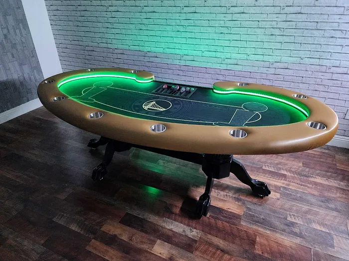 BBO Poker Tables Lumen HD Lighted Poker Table