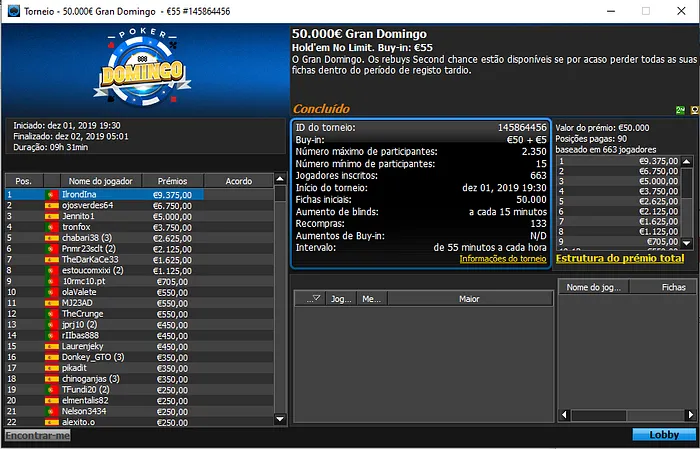 gran domingo 888poker