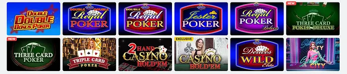 Live Poker Games at BetRivers.net Social Casino