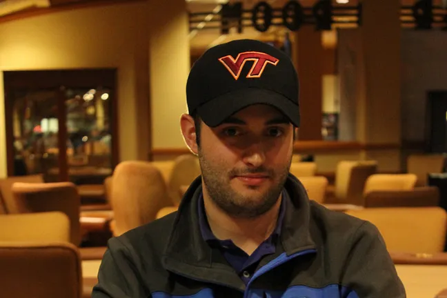 Brian Cavaliere Ended Day 1 as the Overwhelming Chip Leader