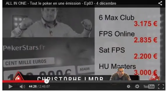 Christophe Ducrot arrête le poker 101