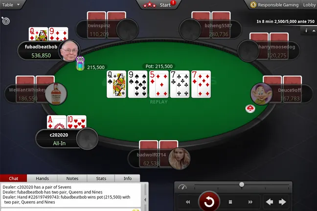 fubadbeatbob catches a bluff