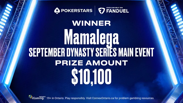 PokerStars September Dynasty Series