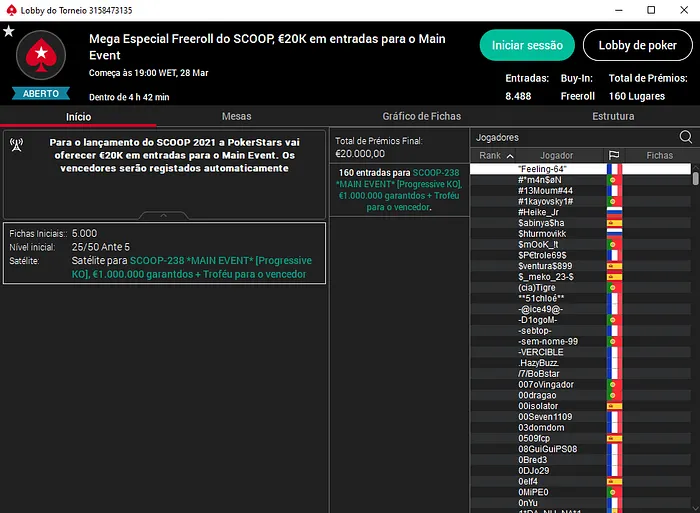 mega freeroll scoop 2021 pokerstars