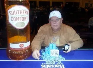 David Hobson, winner of Harrah's New Orleans Event #4. Photo courtesy of WSOP.