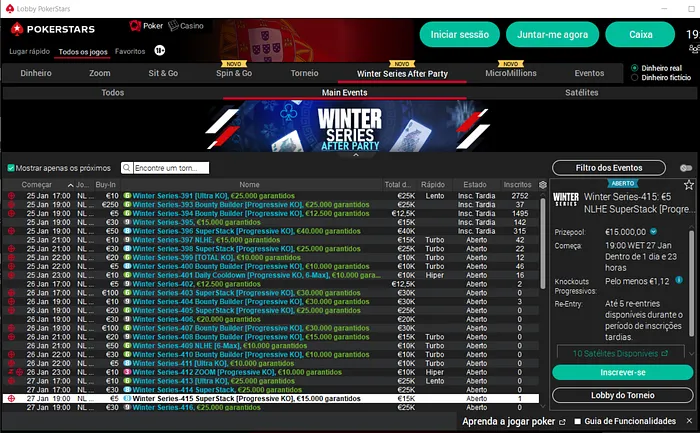 winter series pokerstars