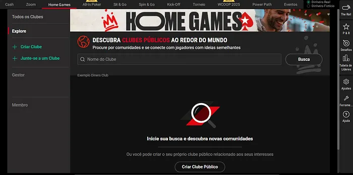 Home games pokerstars jogar poker com amigos