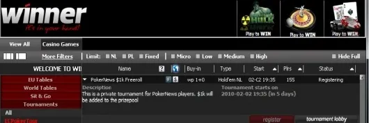 Torneios Grátis Winner Poker - Amanhã é o último dia para te Qualificares para o... 101