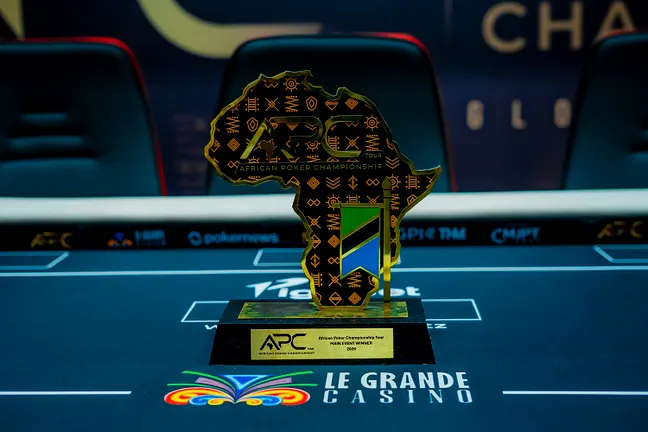 African Poker Championship Tanzania Main Event Trophy