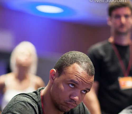 Phil Ivey on Day 1.