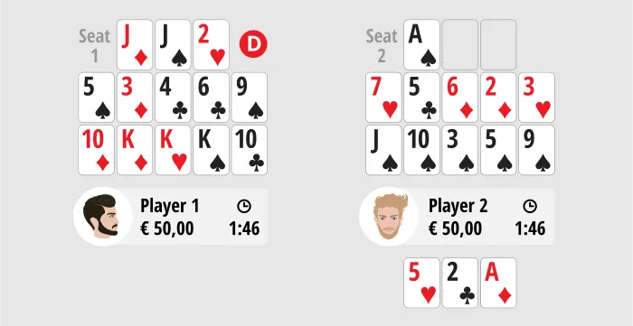 2-7 Open-Face Chinese Poker