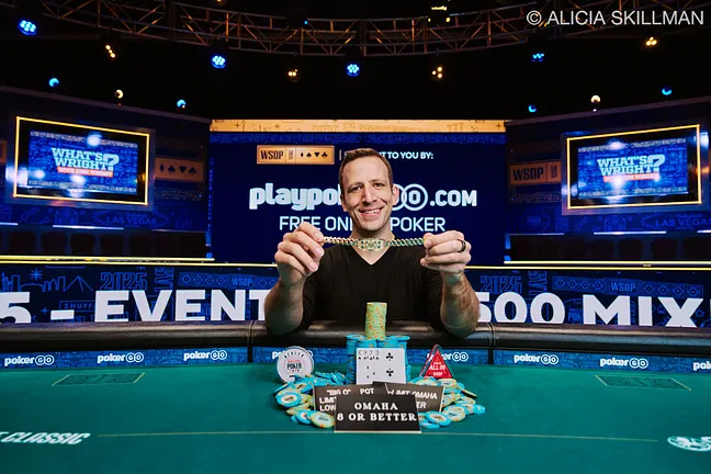 Benny Glaser Winner Event #15: $1,500 Mixed PLO Hi-Lo 8 / Omaha Hi Lo 8 / Big O