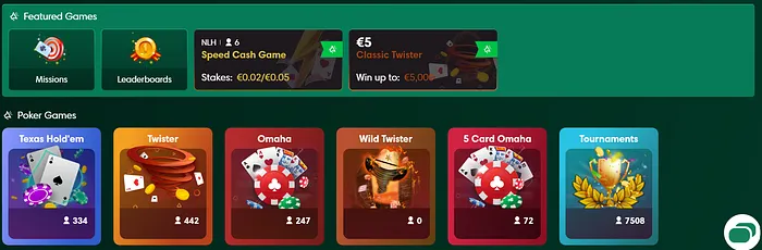 Bet365 Poker games