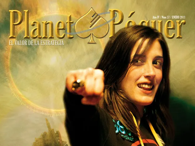 Leo Margets, portada del primero número de Planet Póquer de 2011 0001