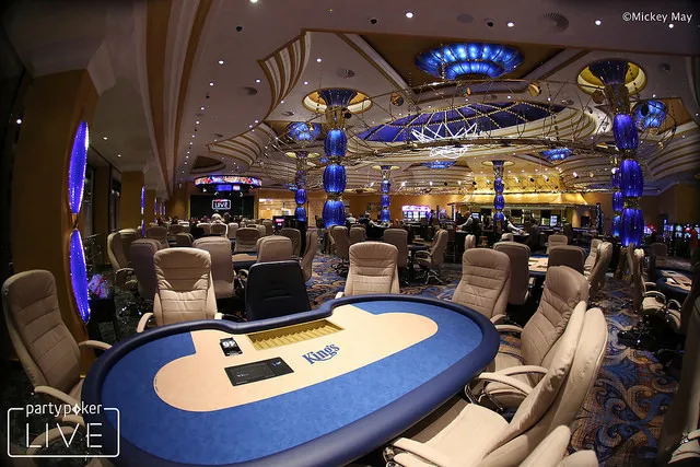 The lavish new tournament area at King's Casino, Rozvadov