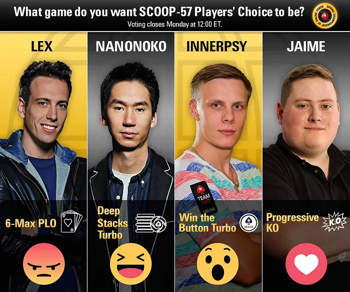 Facebook Players Choice PokerStars 