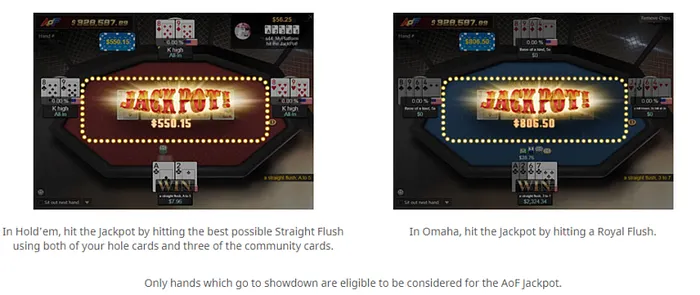 GGPoker All-in or fold jackpot rewards