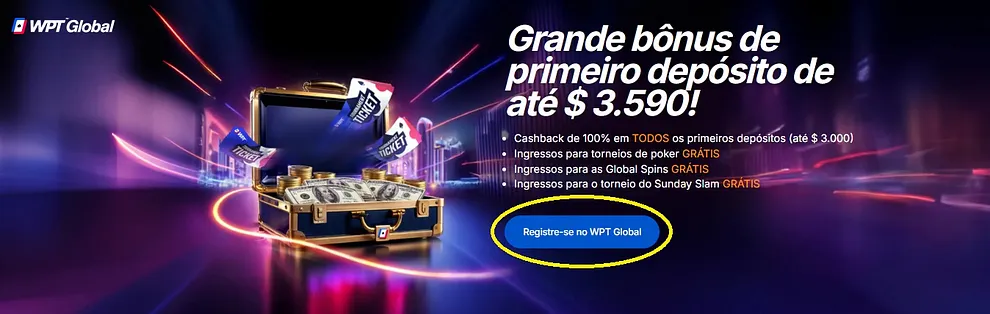 criar conta WPT Global