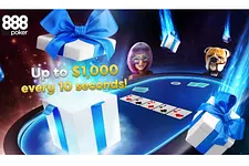 Win BLAST Tickets, Freeroll Entry and straight-up cash every 10 seconds with 888poker Gift Drops in Made to Play Software