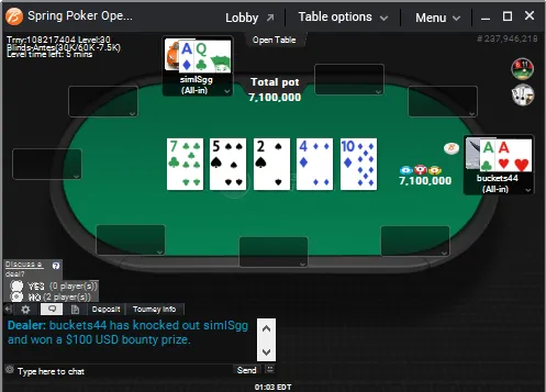 2020 Borgata Spring Poker Open Online Series