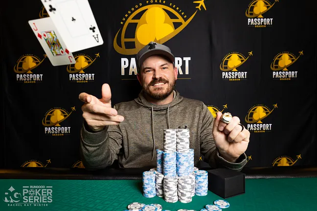 Cody Hughey Wins RunGood Passport Main Event at Downstream Casino
