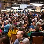Players pack the Amazon Room Day 1B Main Event