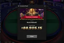 Nicolo Molinelli wins GGPoker WSOP Online Event #3