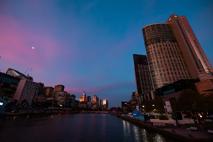 Crown Melbourne - Sunset