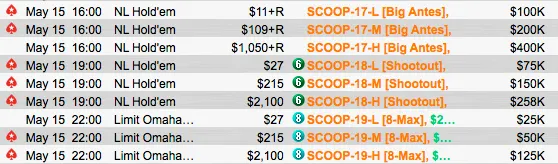 SCOOP 2015: RuiNF e Nicoji Perto do Ouro no PLO & Mais 104