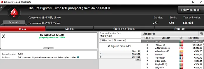 trekotreko e rola33 com Prémios de 3 Mil Euros na Sessão de Ontem 102