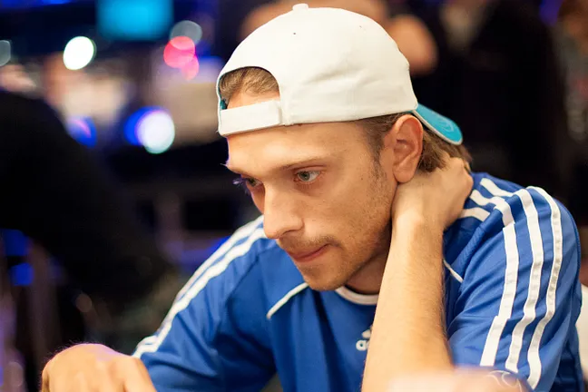 Donald Michael - once the chip leader, now out in 13th place.