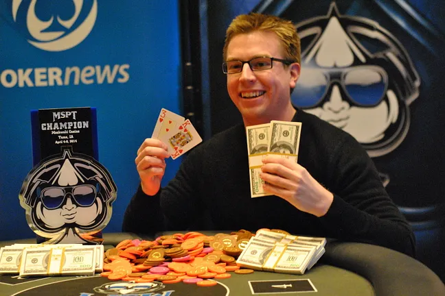 Matthew Anderson claimed a six-figure pay day last time the MSPT was here.