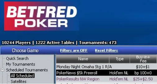 ,000 PokerNews Cash Freerolls na Betfred Poker 101
