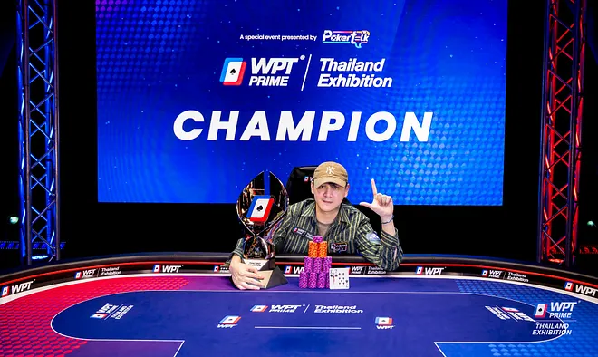 Haoran Sun wins the 2025 WPT Prime Thailand Exhibition Championship