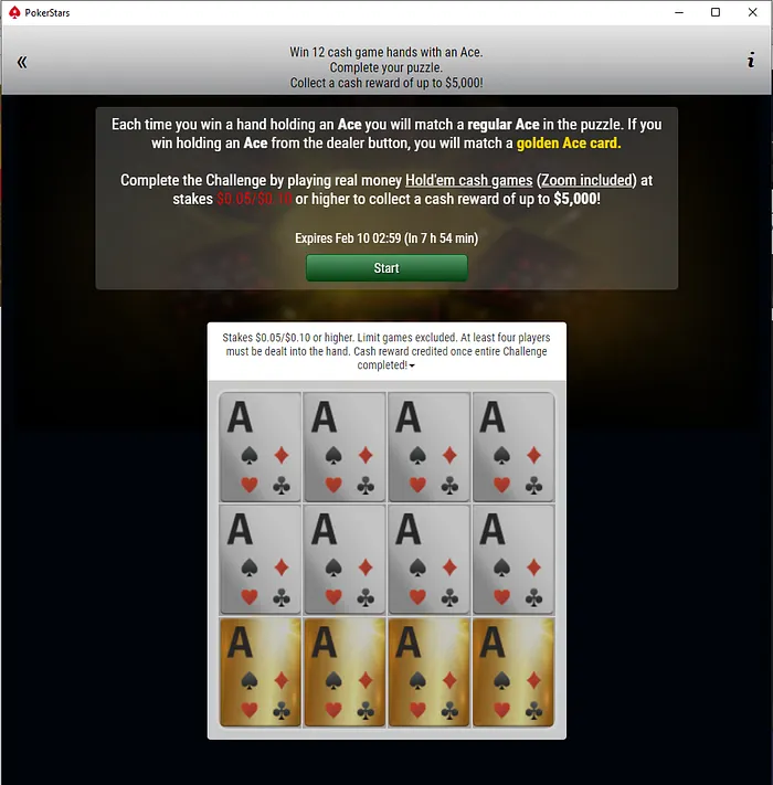 desafio golden button