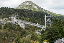 The Swinging Bridge at Grandfather Mountain