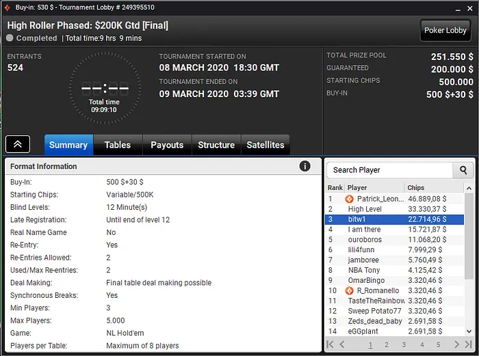 partypoker poker online
