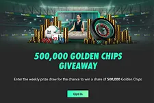 bet365 Casino Golden Chips Giveaway